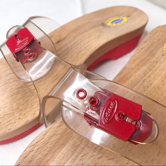 Vintage DR. SCHOLL’S Wood Exercise Sandals - Picture 6 of 8